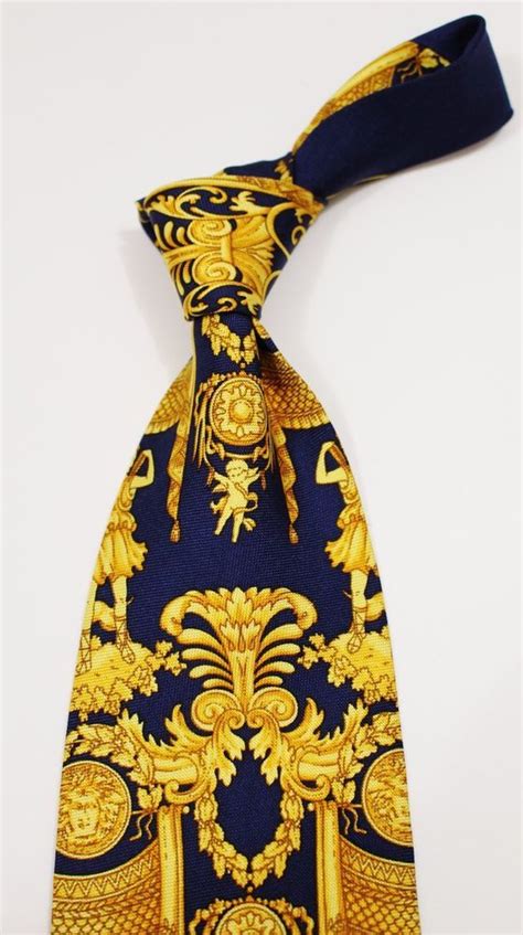 blue versace tie|Versace ties for men.